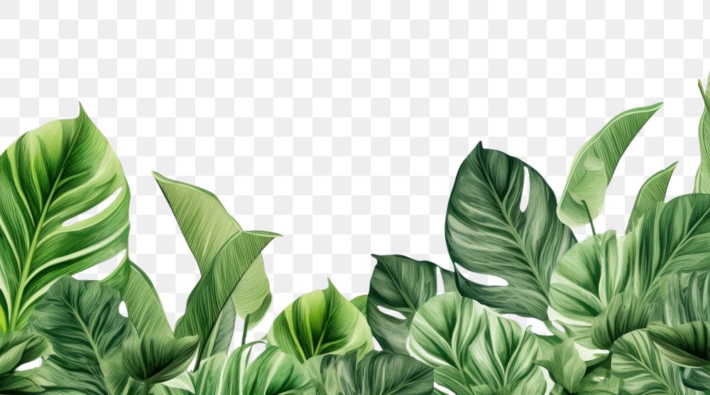 PNG  Tropical forest plant green backgrounds