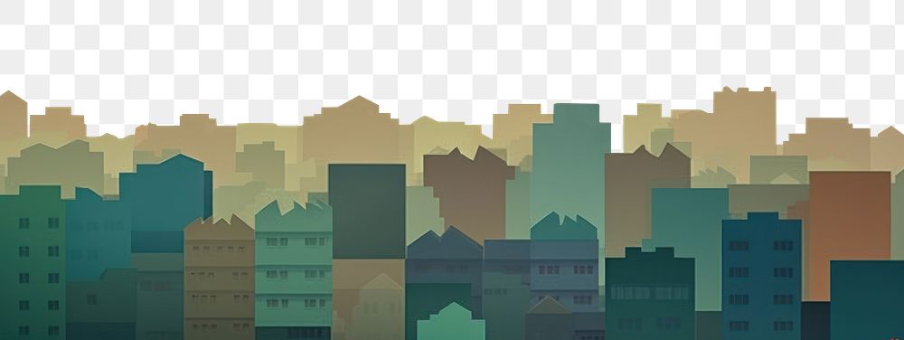 PNG Urban landscapes cityscape border. AI generated Image by rawpixel.