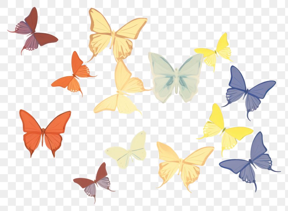 PNG Butterflies animal insect. AI generated Image by rawpixel.