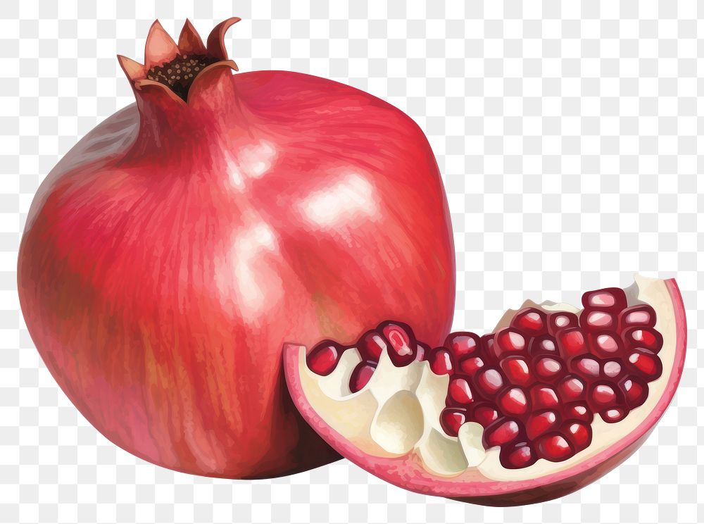 PNG  Pomegranate fruit plant food. 