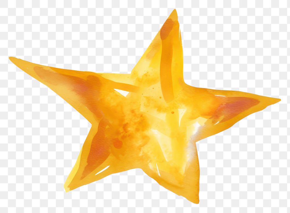 PNG  Star white background freshness starfish. AI generated Image by rawpixel.