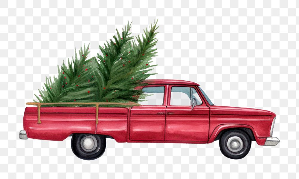 PNG Tree car christmas vehicle. AI generated Image by rawpixel.