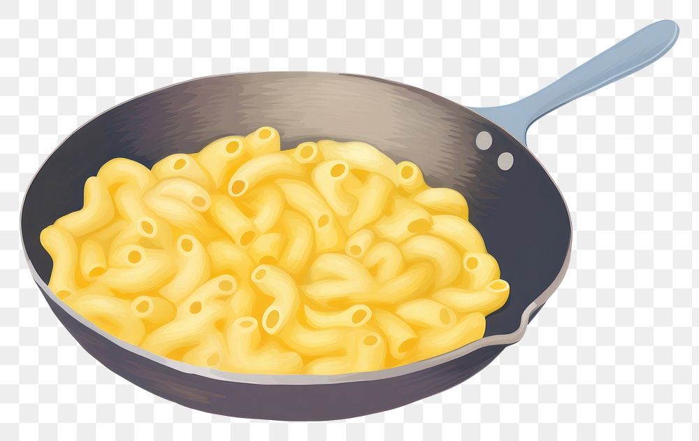 PNG  Macaroni food white background italian food. AI generated Image by rawpixel.