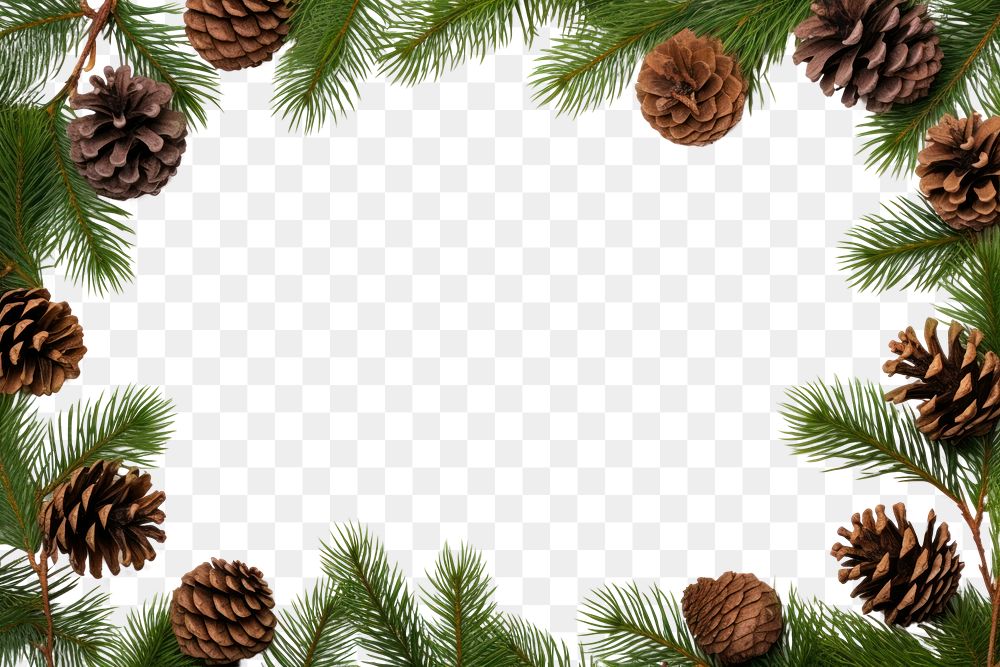 PNG  Christmas frame backgrounds spruce plant