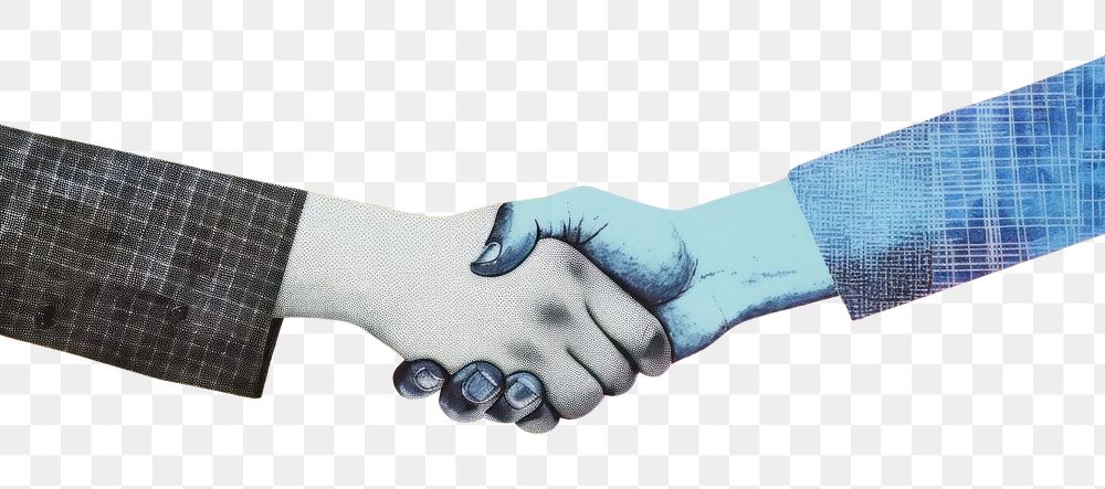 PNG  Shaking hands handshake art backgrounds. AI generated Image by rawpixel.