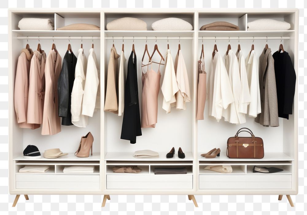 PNG  Wardrobe furniture closet room. AI generated Image by rawpixel.