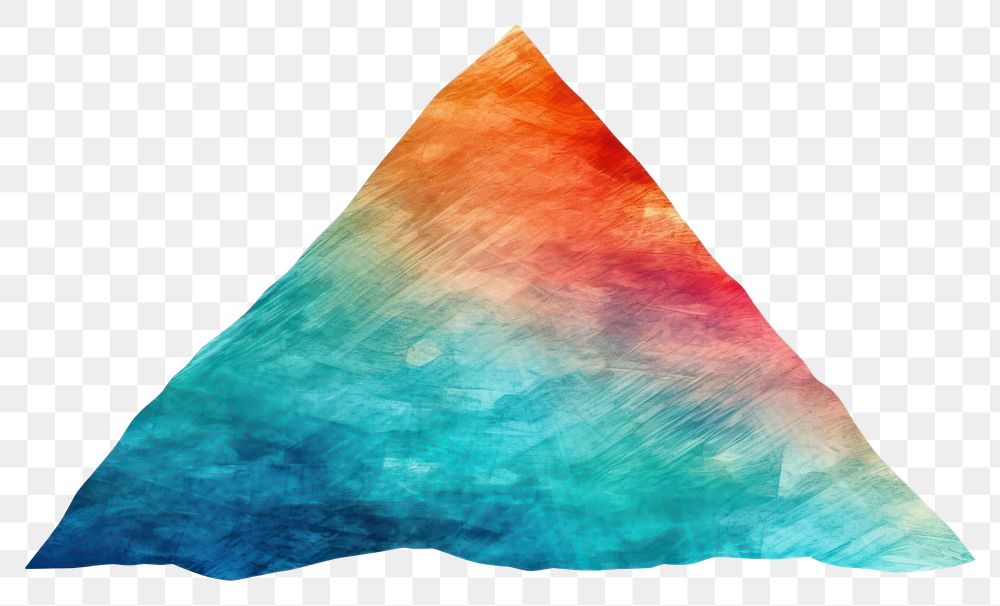 Creativity abstract triangle painted. AI generated Image by rawpixel.