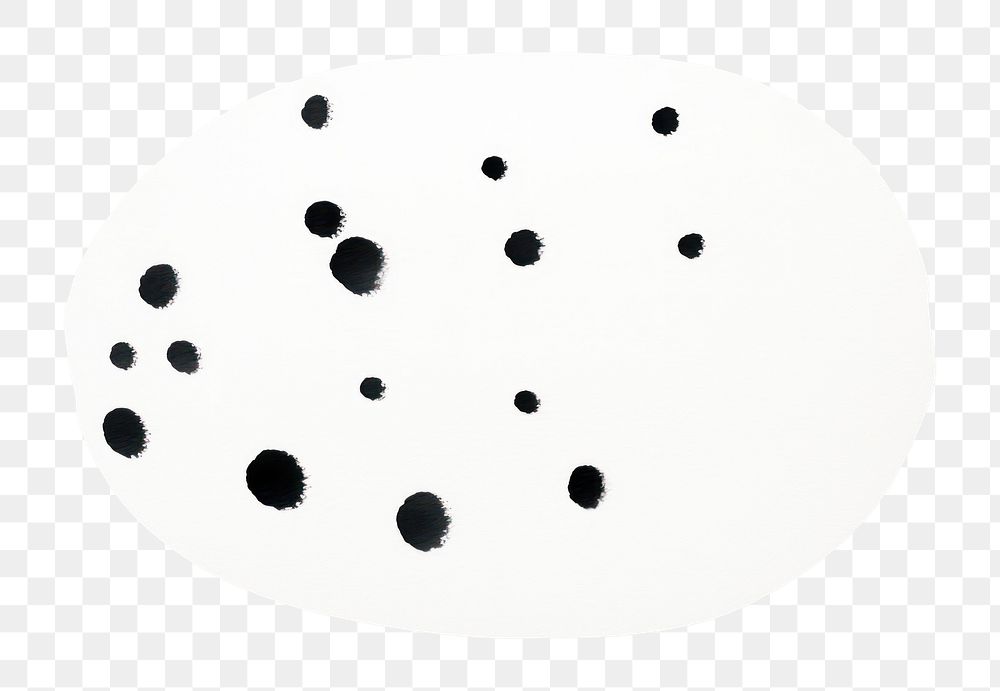 PNG Black dot shape white background microbiology. AI generated Image by rawpixel.
