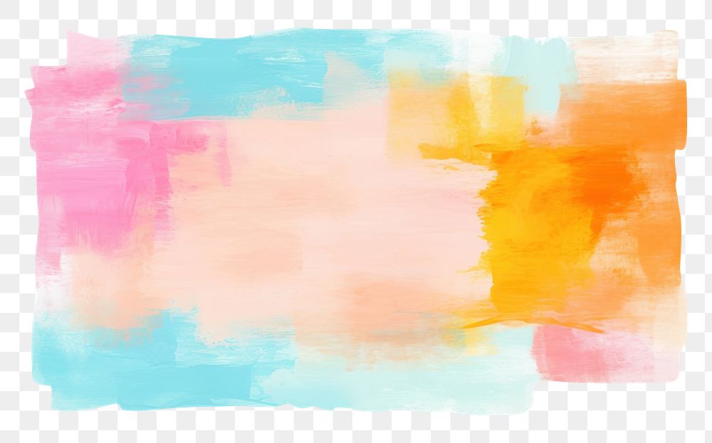 PNG Cute pastel color backgrounds abstract painting. AI generated Image by rawpixel.