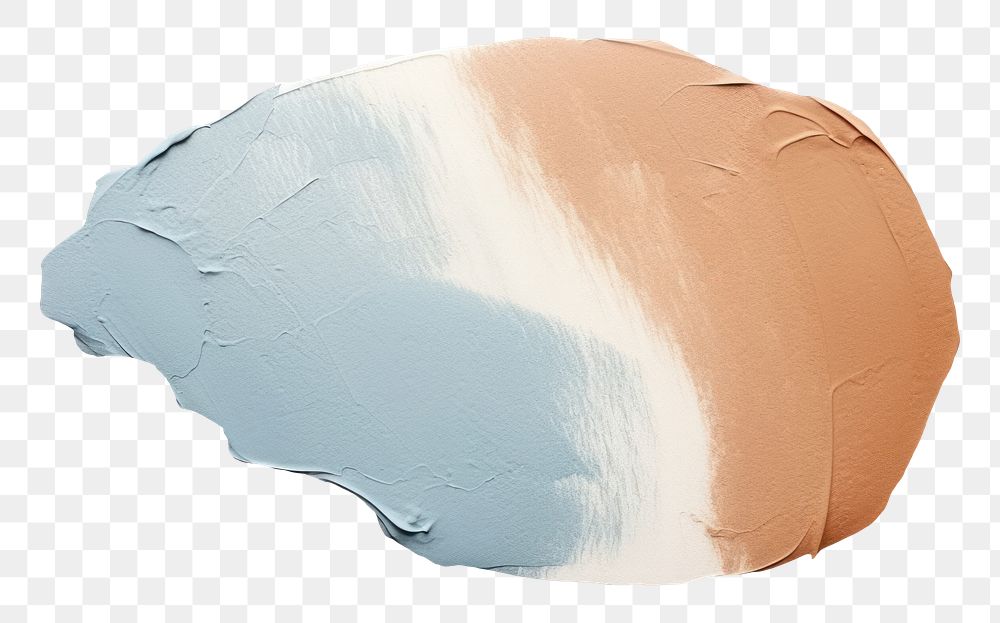 PNG Light blue brown paint white background accessories. AI generated Image by rawpixel.