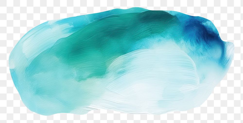 PNG Shape turquoise abstract white background. AI generated Image by rawpixel.