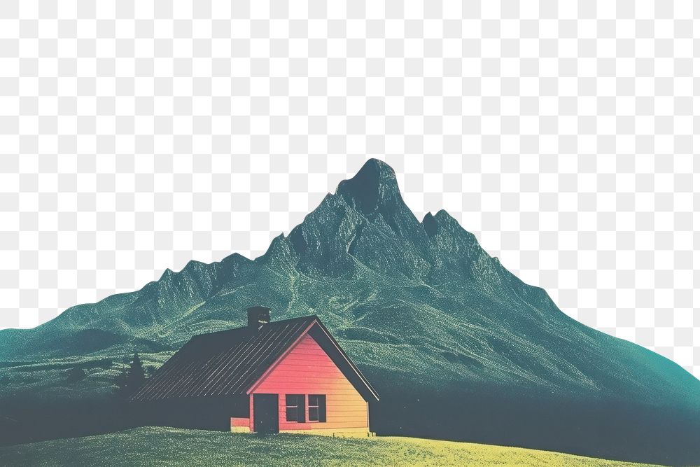 PNG Hill architecture landscape mountain. AI generated Image by rawpixel.