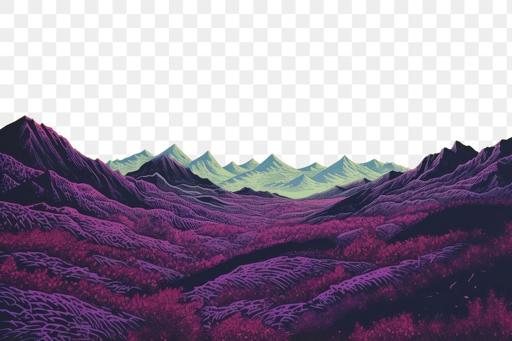 PNG Landscape backgrounds mountain outdoors. AI generated Image by rawpixel.