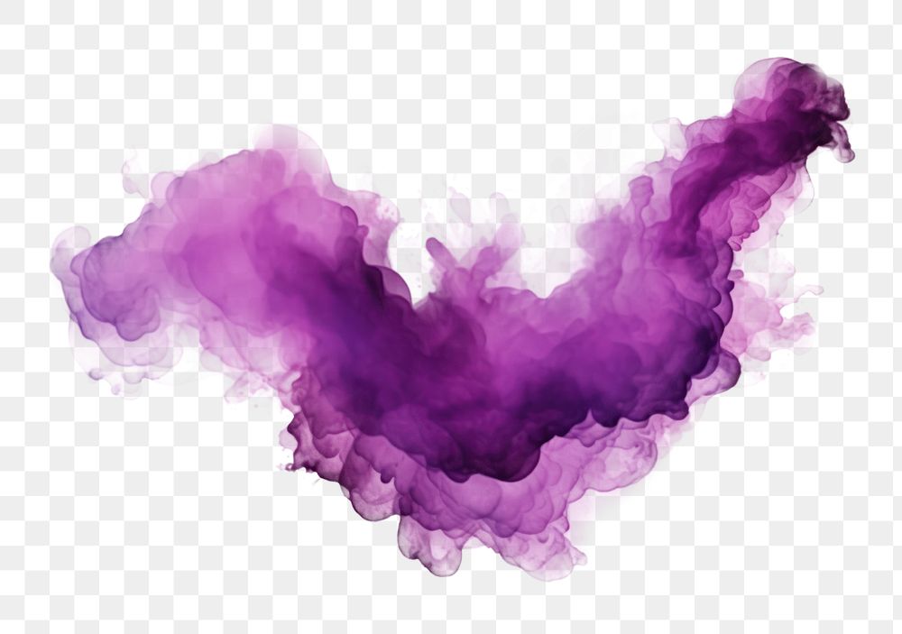 PNG  Purple Watercolor Splash purple backgrounds white background. AI generated Image by rawpixel.