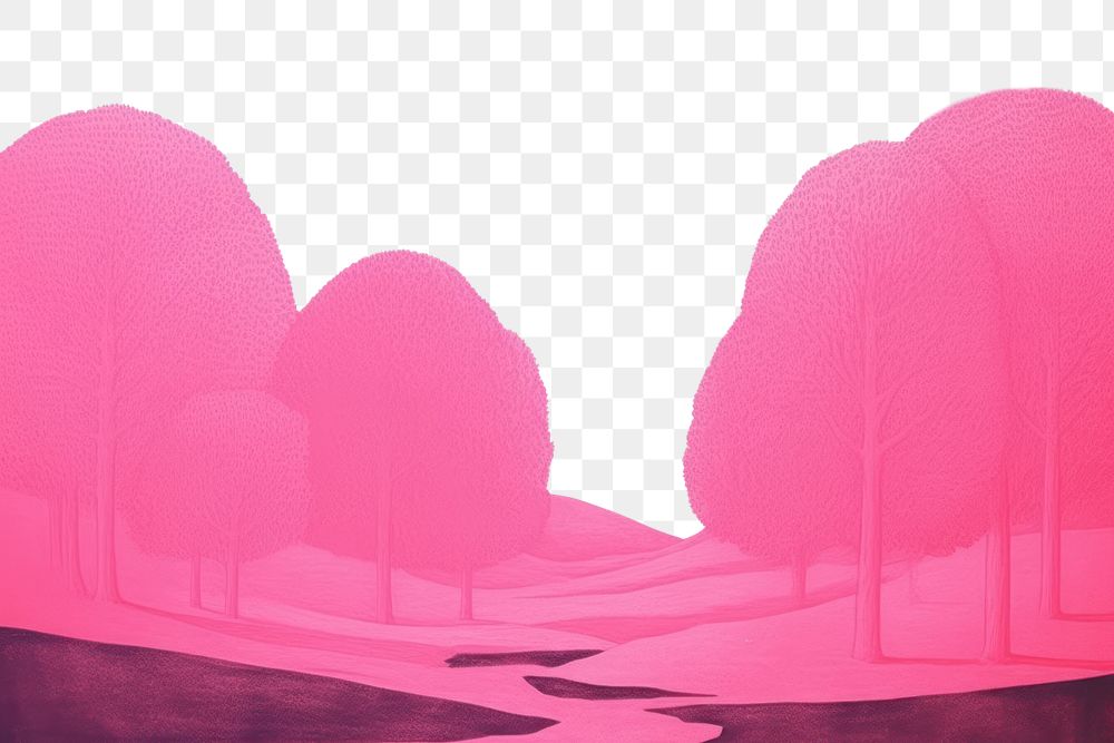 PNG Park nature art tranquility. AI generated Image by rawpixel.