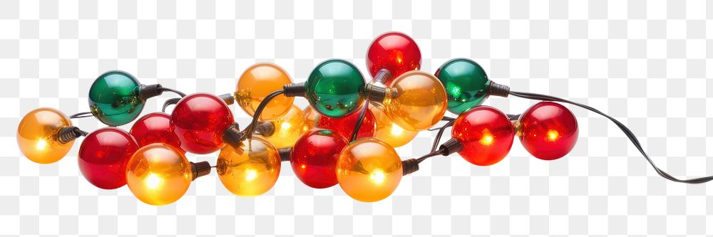 PNG Christmas Light jewelry light bead. AI generated Image by rawpixel.