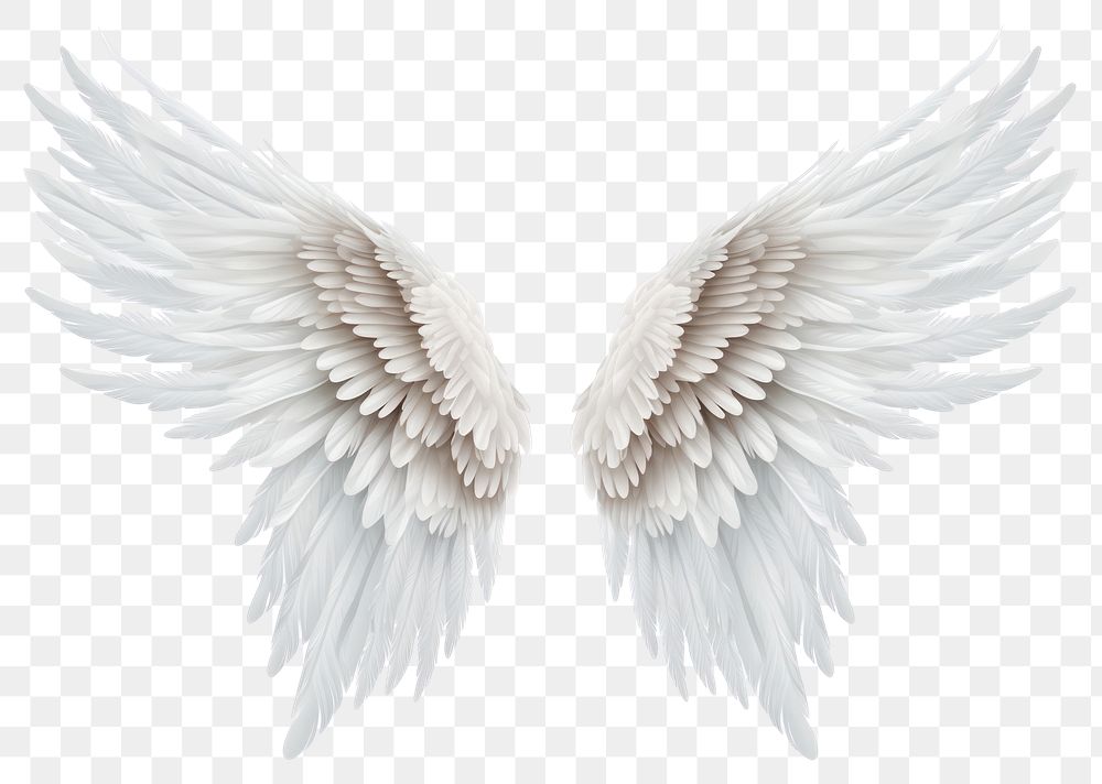 PNG  White Angel Wings And Feathers angel feather white