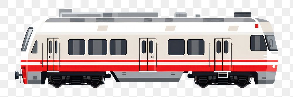 PNG  Train locomotive vehicle red. AI generated Image by rawpixel.