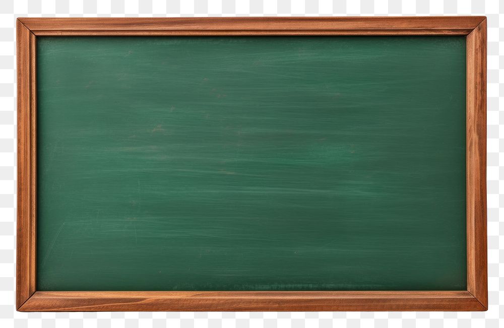 PNG  Empty green chalkboard backgrounds blackboard frame. AI generated Image by rawpixel.