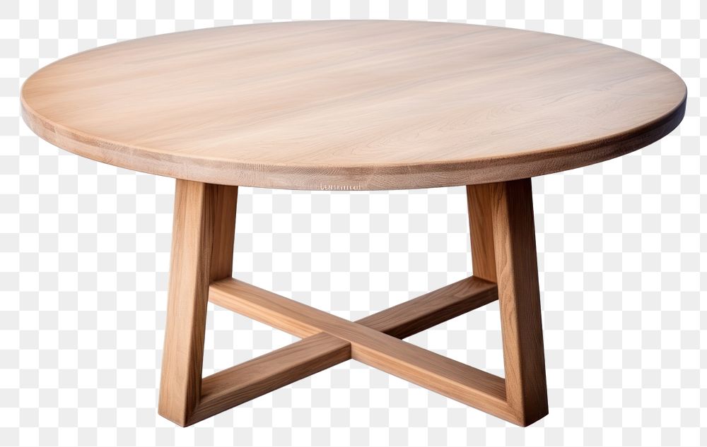 PNG  Table wood furniture simplicity. AI generated Image by rawpixel.