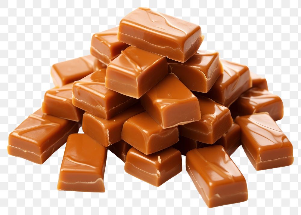 PNG  Chocolate dessert fudge candy. AI generated Image by rawpixel.