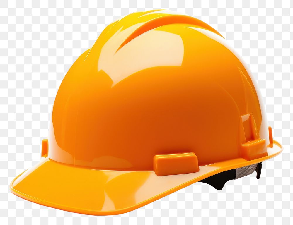 PNG  Plastic safety hat hardhat helmet white background. AI generated Image by rawpixel.