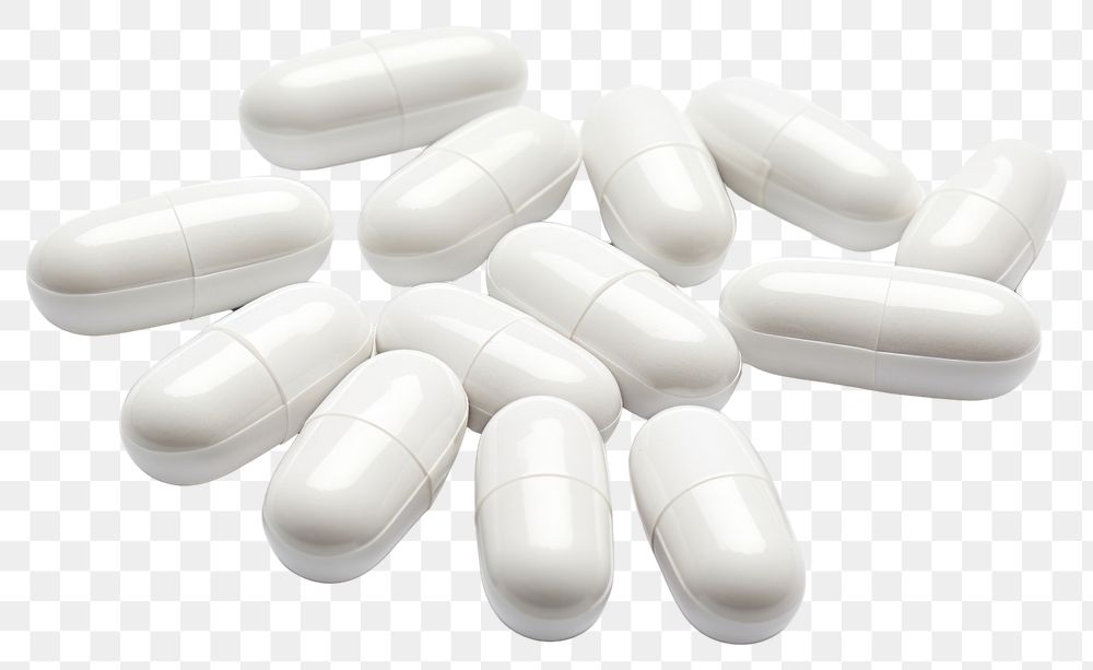 PNG Capsules white pill white background. AI generated Image by rawpixel.