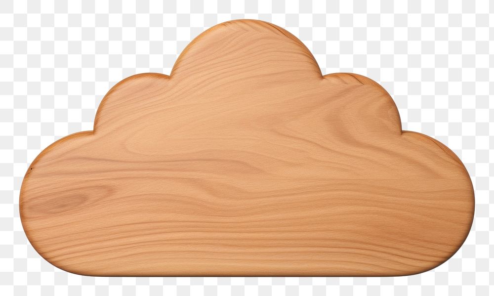 Cloud icon shape wood white background simplicity. 