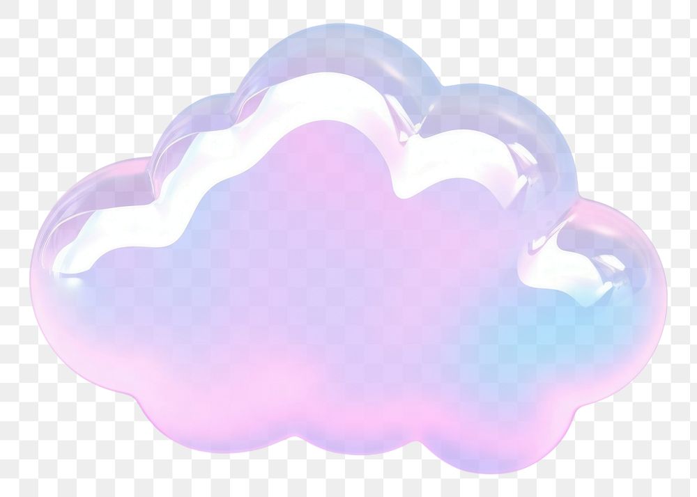 PNG  Cloud shape nature purple. AI generated Image by rawpixel.