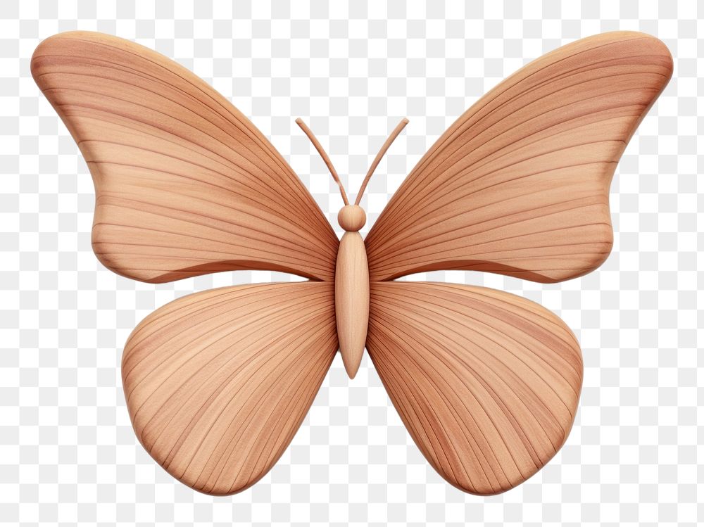 Cute butterfly shape animal insect wood. AI generated Image by rawpixel.