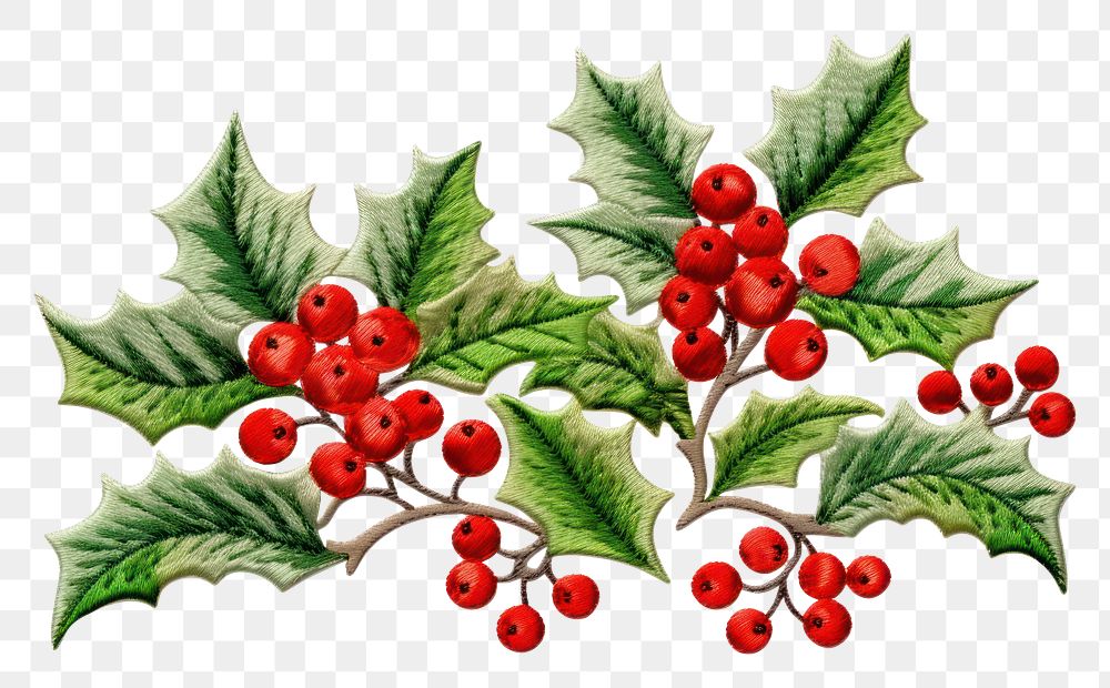 PNG Pattern holly plant leaf