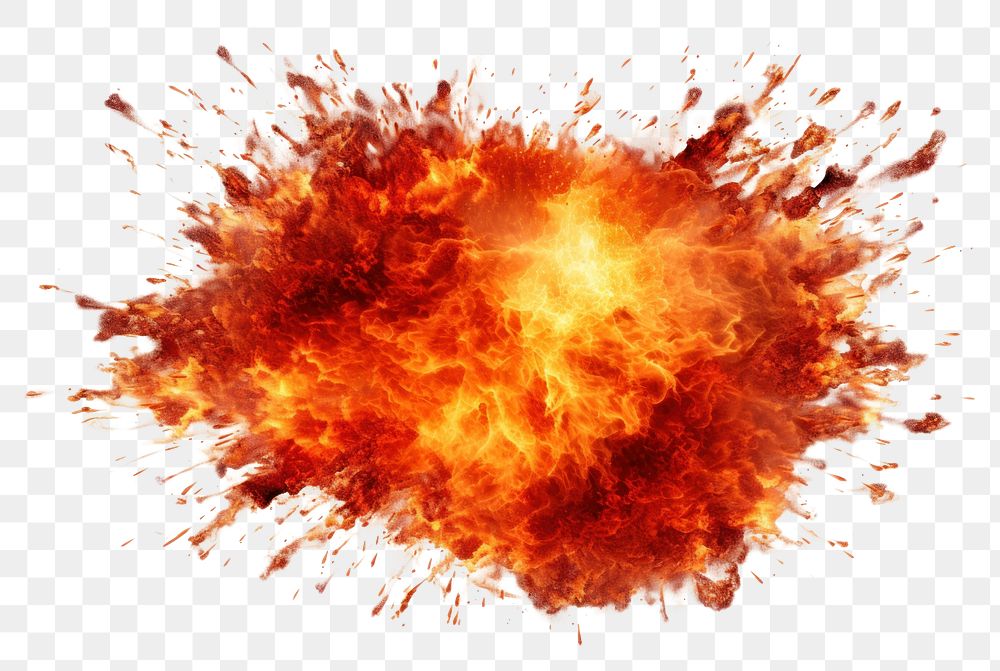 PNG  Fire Explode fire backgrounds sign. AI generated Image by rawpixel.