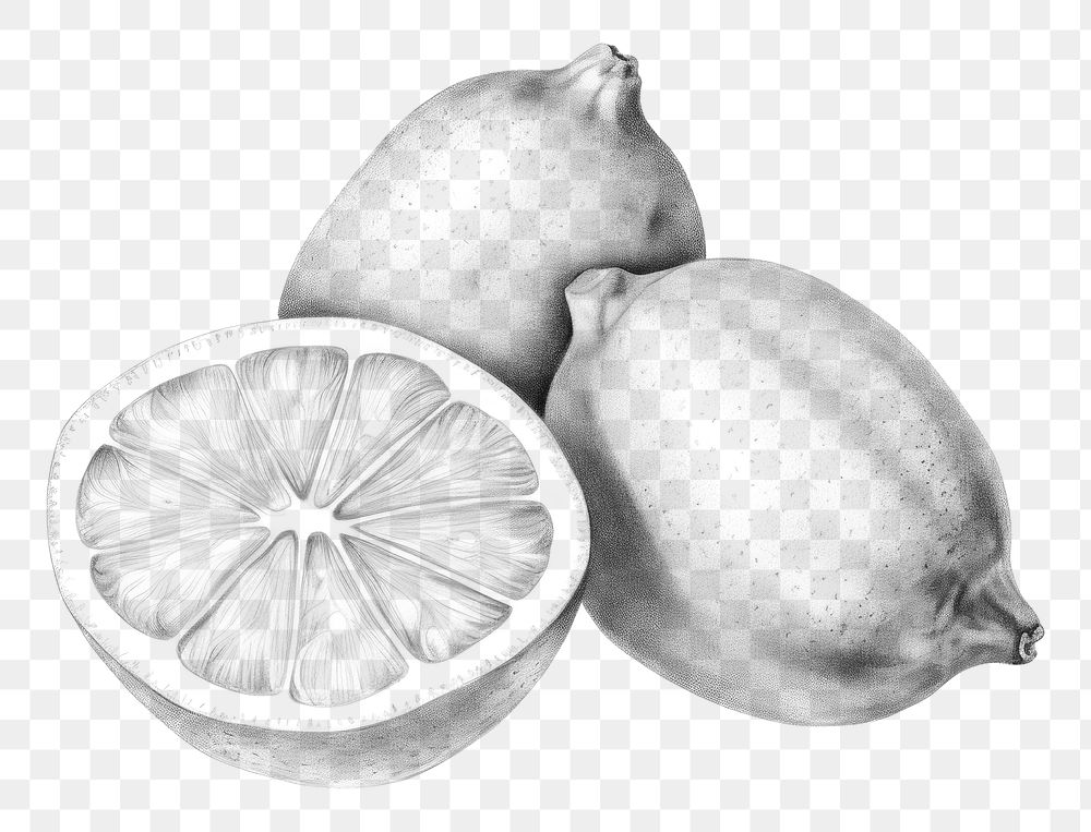PNG Lemons grapefruit drawing sketch. AI generated Image by rawpixel.