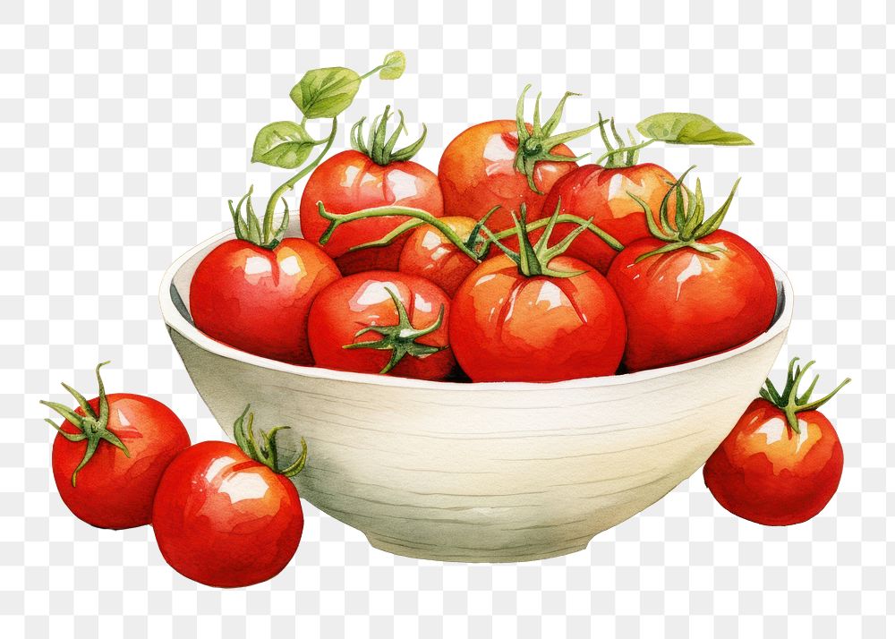 PNG Vegetable tomato plant food. AI generated Image by rawpixel.