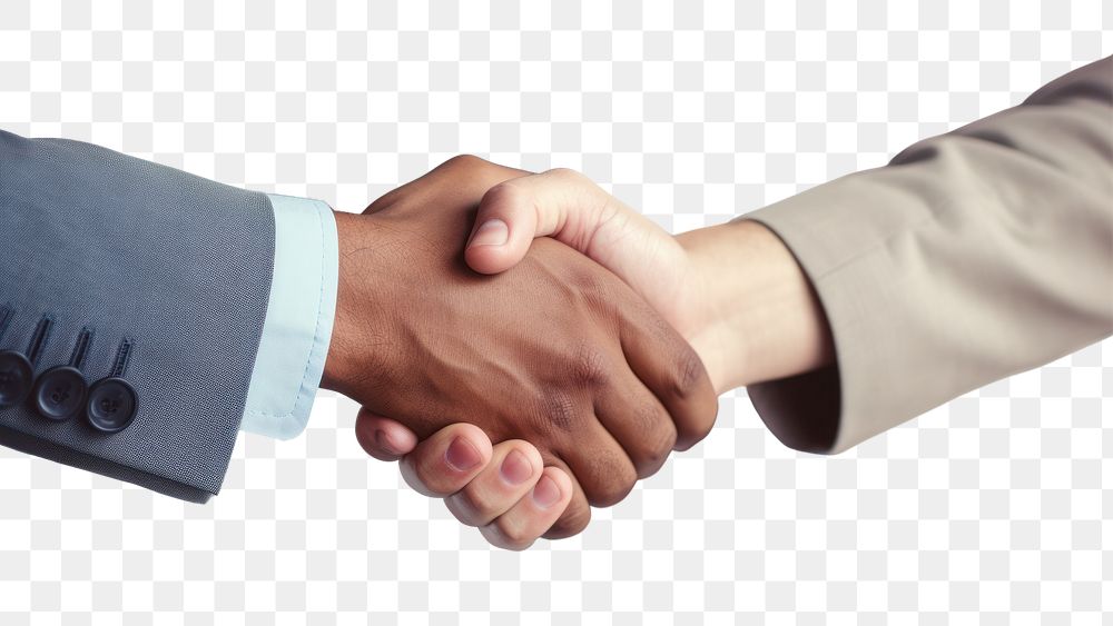 PNG Hand handshake adult agreement. AI generated Image by rawpixel.