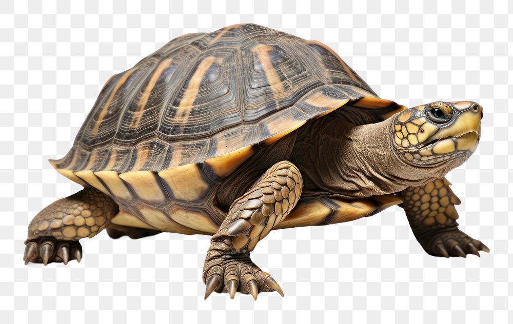 PNG Turtle reptile animal white background. AI generated Image by rawpixel.