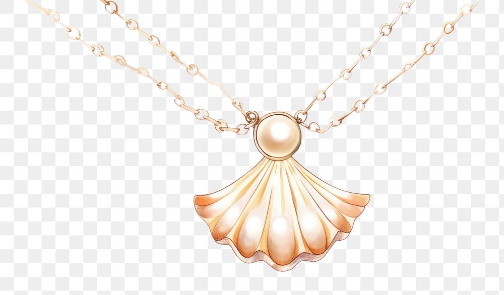 PNG  Pearl necklace jewelry pendant locket. AI generated Image by rawpixel.