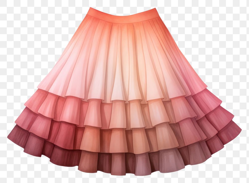 PNG  Tiered Skirt skirt lampshade miniskirt. AI generated Image by rawpixel.