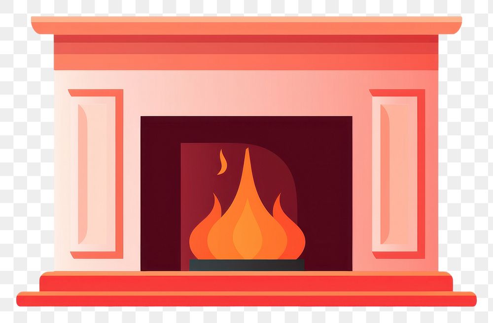 PNG Fireplace fireplace hearth architecture. AI generated Image by rawpixel.