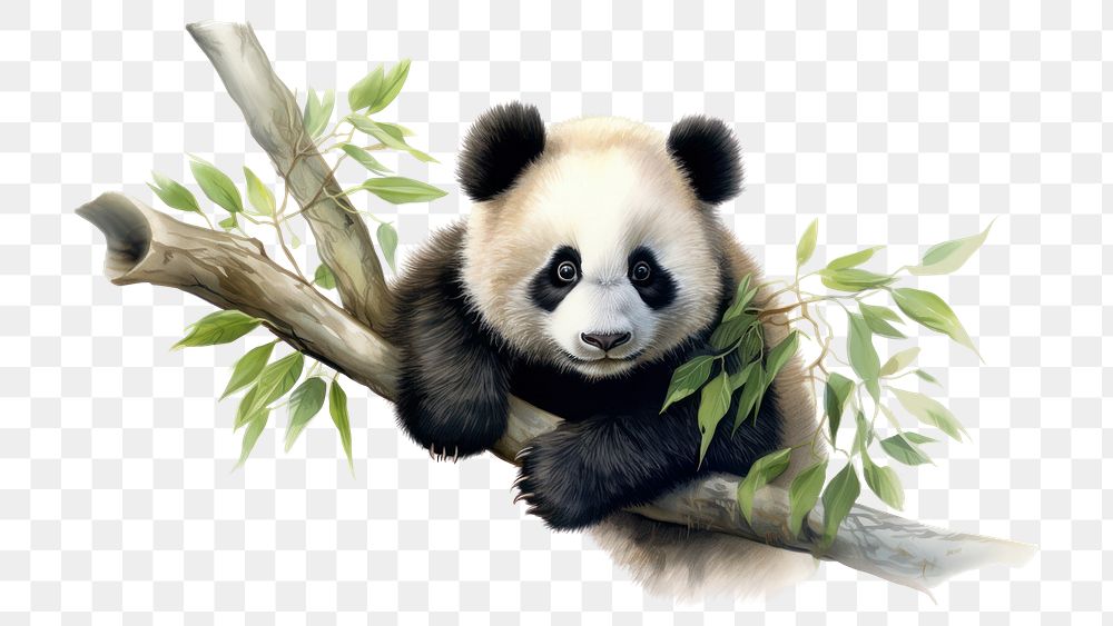 PNG Panda wildlife animal mammal. | Premium PNG - rawpixel