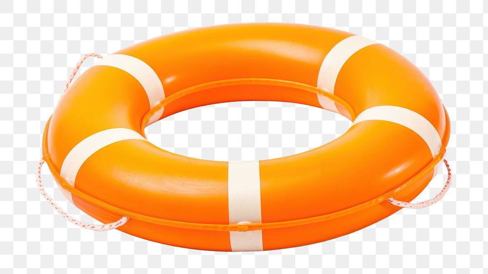 PNG  Life ring lifebuoy white background inflatable. AI generated Image by rawpixel.