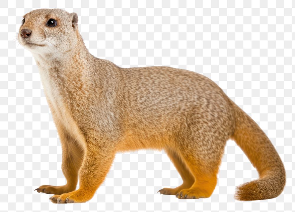 PNG  Egyptian mongoose wildlife animal mammal. AI generated Image by rawpixel.