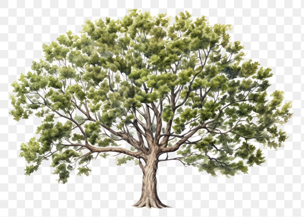 PNG Watercolor beech tree drawing sketch plant. AI generated Image by rawpixel.