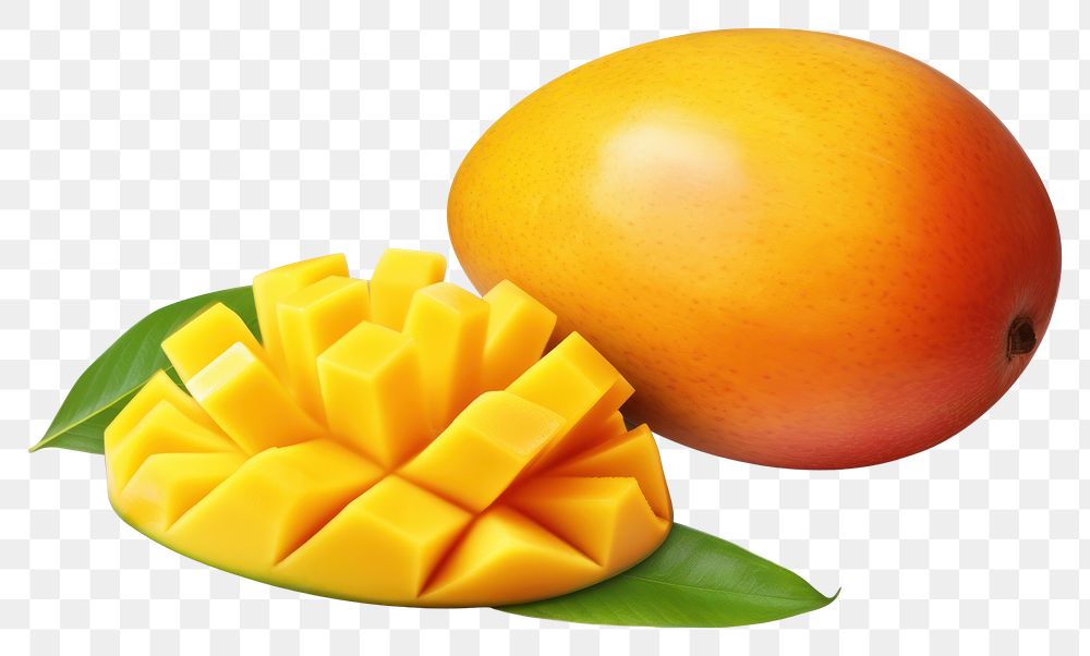 PNG  Tropical mango fruit slice juicy