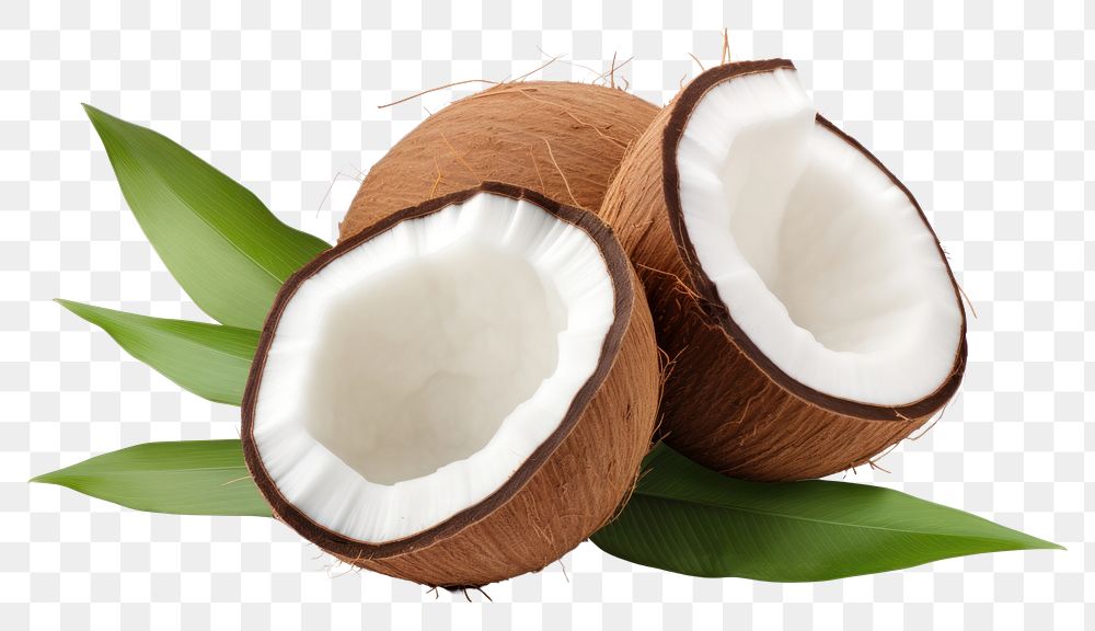 PNG  Tropical coconut plant fruit leaf