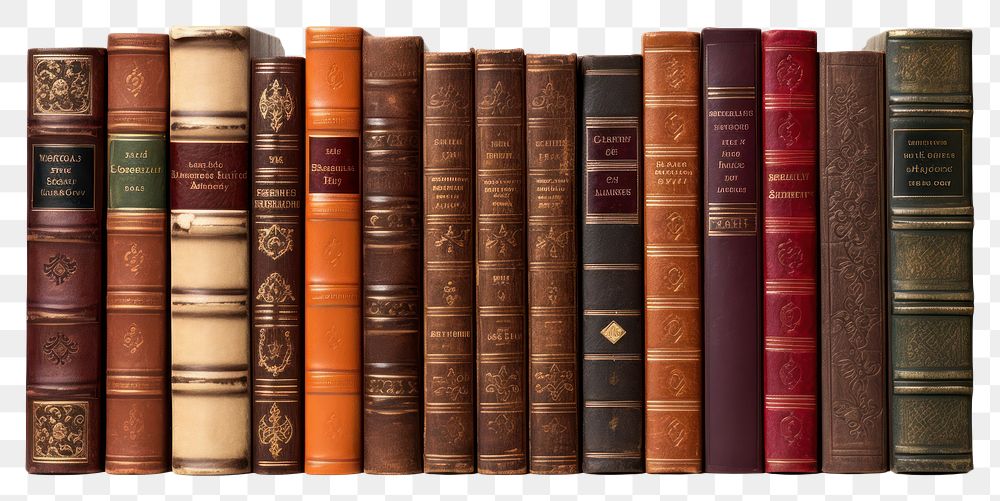 PNG Encyclopedia publication bookshelf bookcase. AI generated Image by rawpixel.