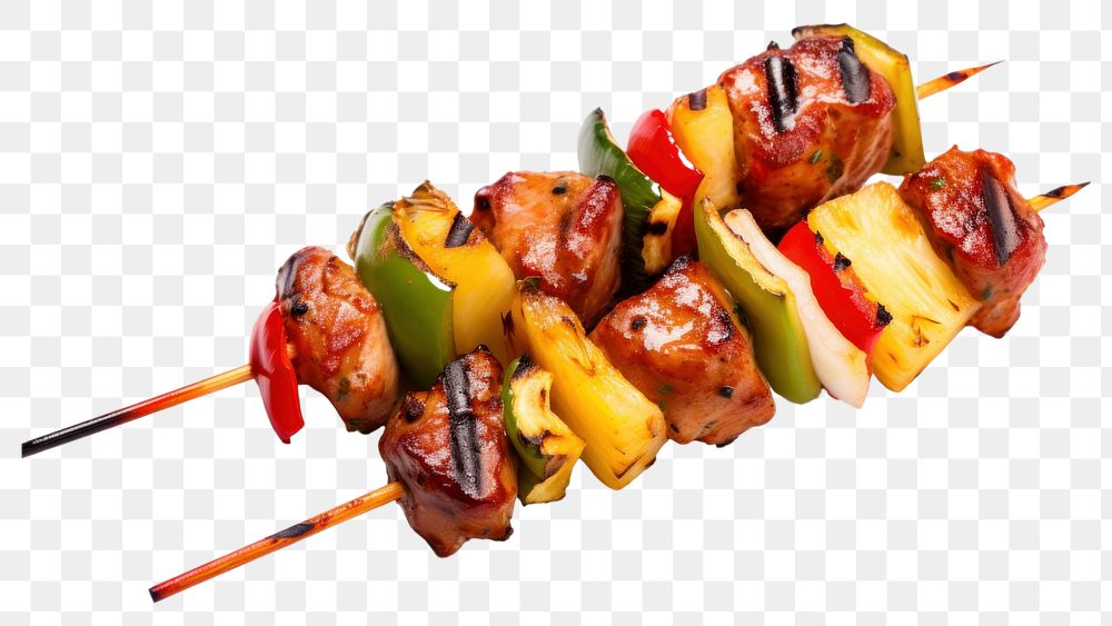 PNG  BBQ skewer vegetable grilling food. AI generated Image by rawpixel.