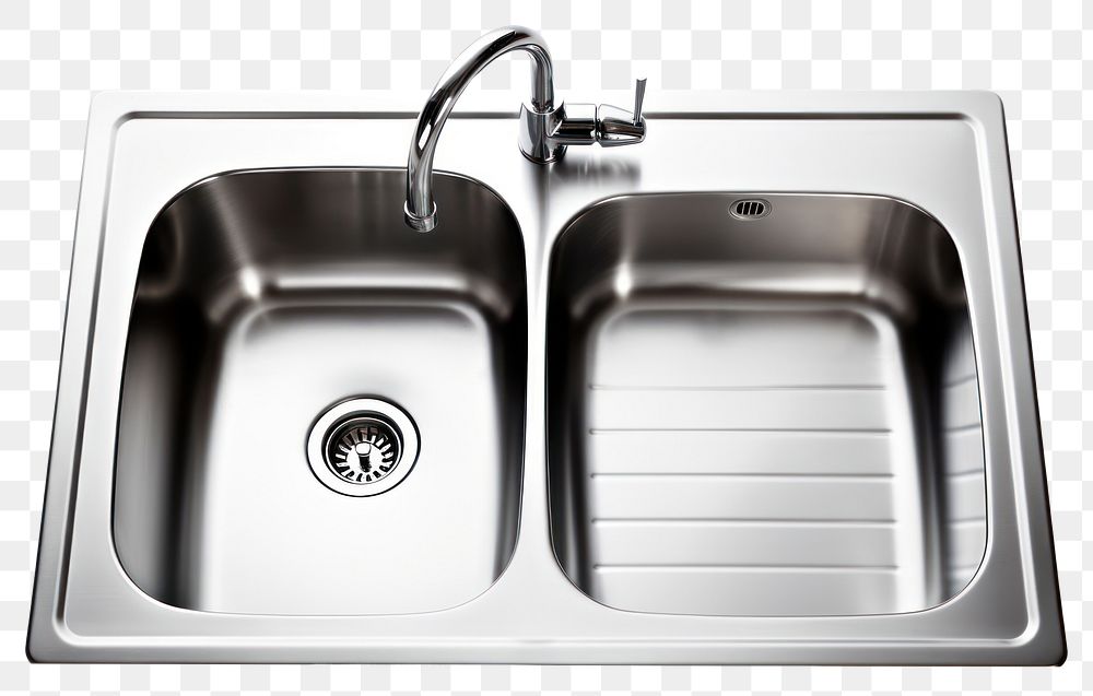 PNG  Kitchen sink white background housework bathroom. AI generated Image by rawpixel.