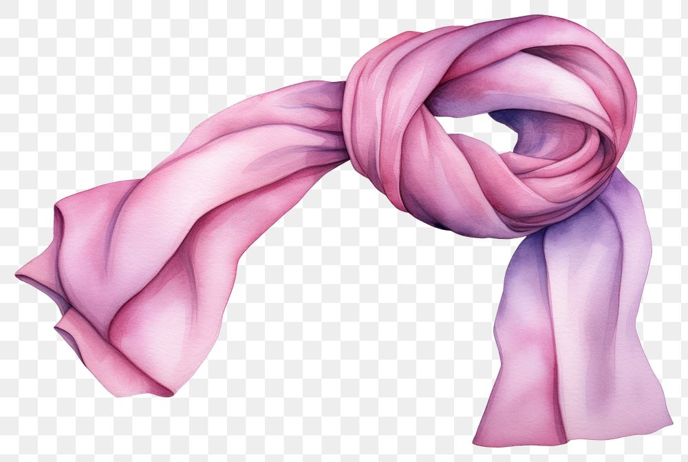 PNG  Scarf lavender clothing magenta. AI generated Image by rawpixel.