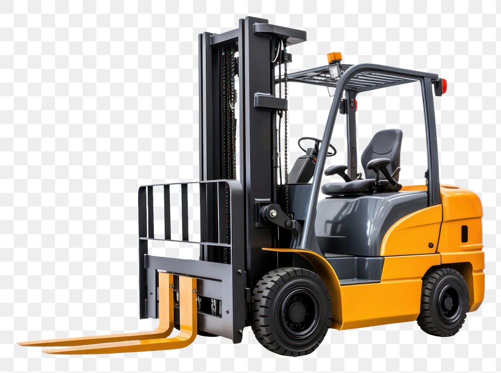 PNG Forklift loader forklift equipment pallet. AI generated Image by rawpixel.